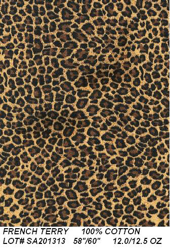 French Terry Animal Print